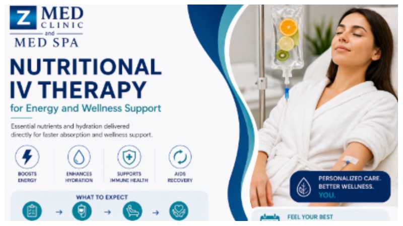 Nutritional IV Therapy for Energy and Wellness Support