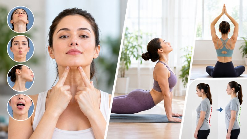 Face Yoga for Double Chin